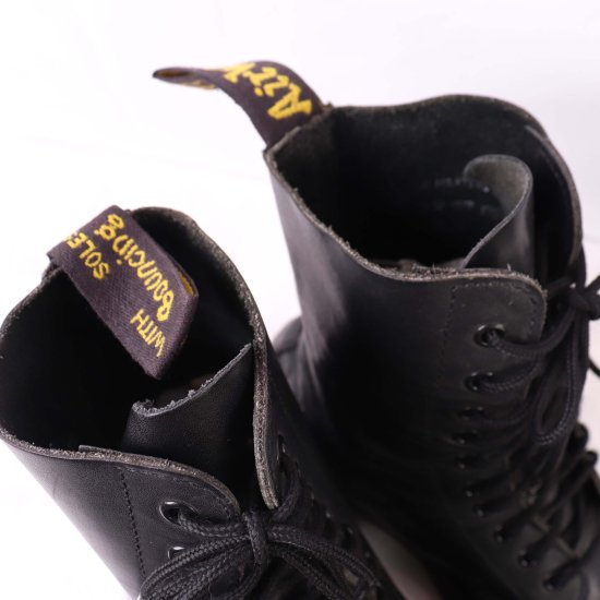 中古】英国製dr.martens(ドクターマーチン)メンズ10ホールスチールトゥ