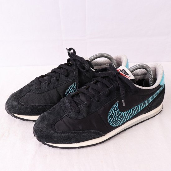 中古】NIKE(ナイキ)メンズMACH RUNNER(マッハランナー)【26.5cm】黒ブラックブルー白ゼブラ柄xx6978