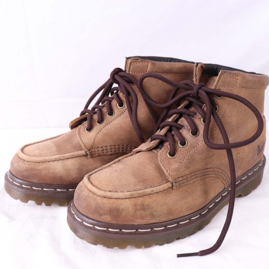 【中古】dr.martens(ドクターマーチン)メンズ6ホールモックトゥ【UK6】24.5cm-25.0cmベージュdh3917