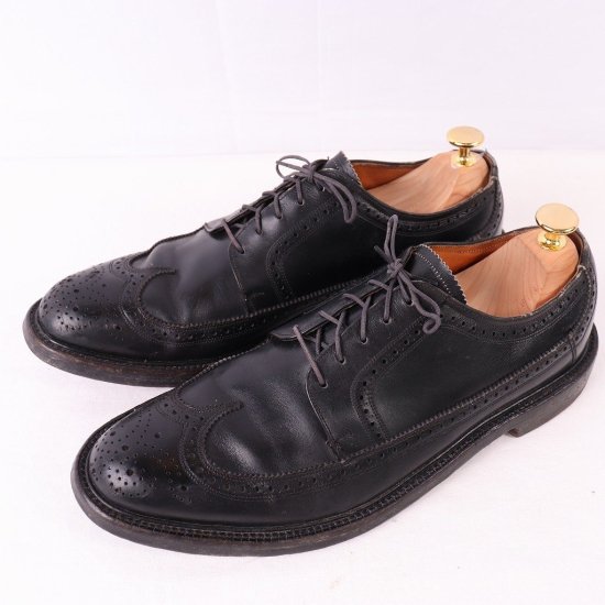 中古】Florsheim(フローシャイム)メンズレザーシューズ(ウイングチップ