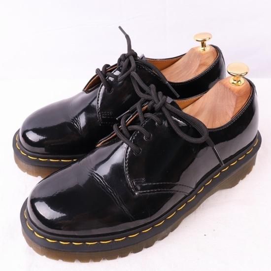 中古】dr.martens(ドクターマーチン)メンズ3ホールエナメルパテントBEX