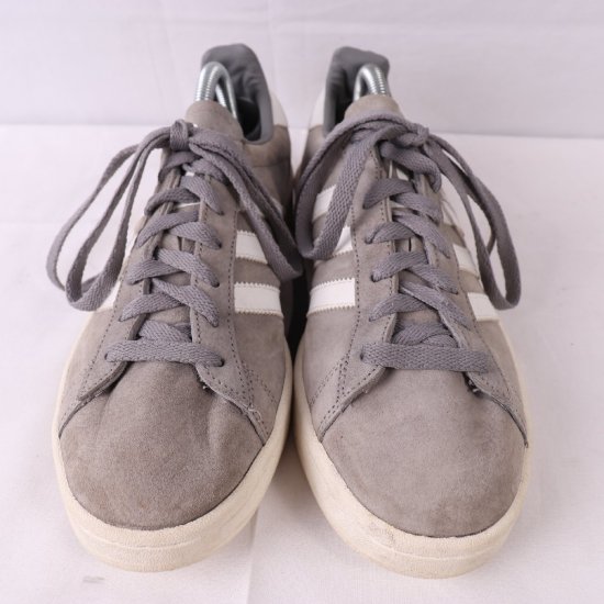 中古】adidas(アディダス)メンズ(キャンパス)CAMPUS【26.5cm】グレー白ad3597