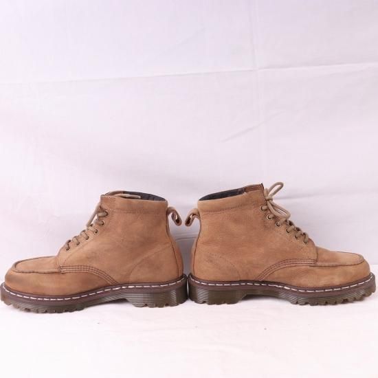 【中古】dr.martens(ドクターマーチン)メンズ6ホールDAMIANヌバックモックトゥ【UK7】25.5cm26.0cmベージュレザーdh4021