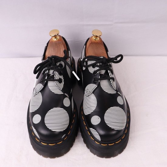 中古】dr.martens(ドクターマーチン)レディース3ホールクアッドポルカ ...