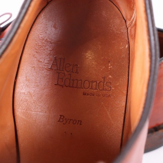 中古】ALLEN EDMONDS(アレンエドモンズ)メンズレザシューズ(パンチド