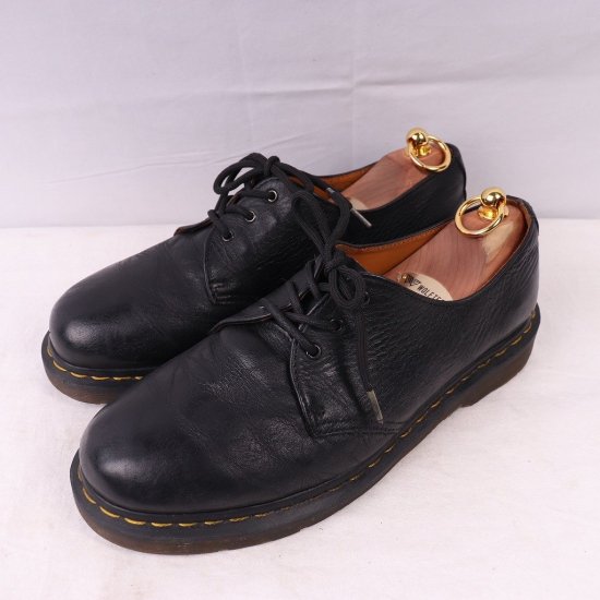 【中古】dr.martens(ドクターマーチン)メンズ3ホール【UK7】25.5cm26.0cm黒ブラックdm3801