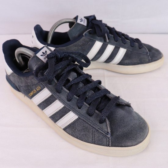 【中古】adidas(アディダス)メンズ(キャンパス)CAMPUS【25.5cm】紺ネイビー白ad4516