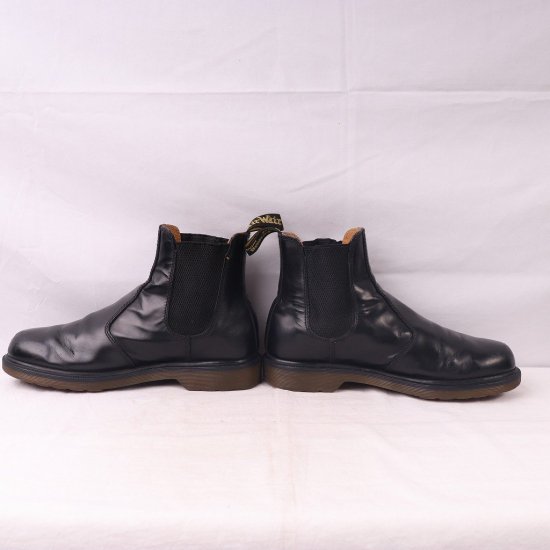 【中古】dr.martens(ドクターマーチン)メンズチェルシーブーツサイドゴアレザー2976【UK8】26.5cm-27.0cm黒ブラックdh4061