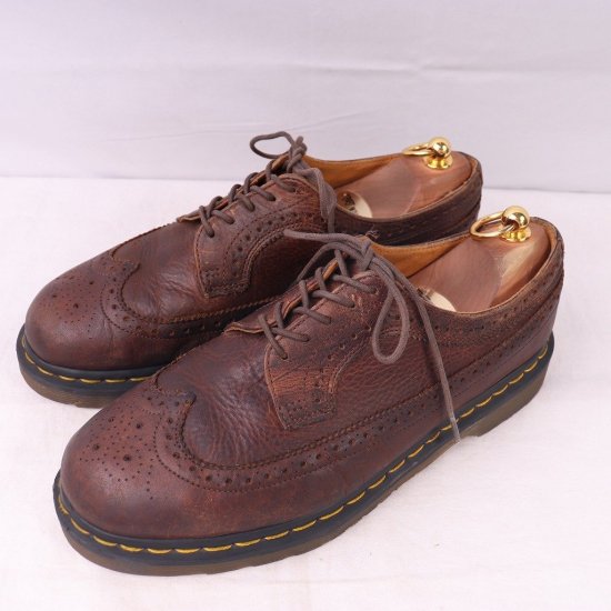 中古】dr.martens(ドクターマーチン)メンズ5ホールウイングチップ【UK8