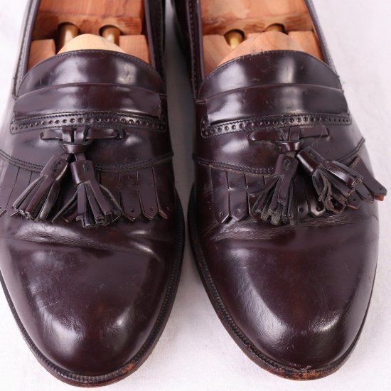 ITALY製 00s BALLY レザーシューズ ローファー 革靴 黒 D729-