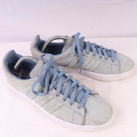 【中古】adidas(アディダス)メンズ(キャンパス)CAMPUS STITCH AND TURN【27.5cm】ブルーグレー水色白ad5133