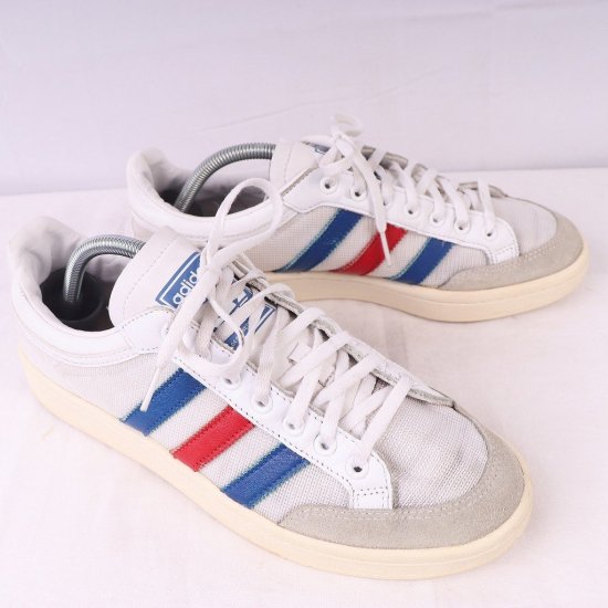 【中古】adidas(アディダス)メンズ(アメリカーナ)AMERICANA LOW【27.0cm】白ホワイト青赤グレーad4122