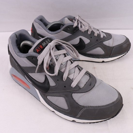 【中古】NIKE(ナイキ)メンズAIR MAX IVO(エアマックスイボ)【28.5cm】グレー白黒赤xx8239