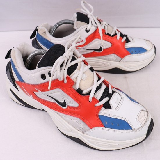 【中古】NIKE(ナイキ)メンズM2K TEKNO(M2K テクノ)【27.5cm】白ホワイト青赤黒xx8240