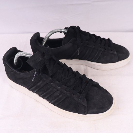 【中古】adidas(アディダス)メンズ(キャンパス)CAMPUS STITCH AND TURN【26.5cm】黒ブラック白スエードレザーad4157