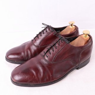 <img class='new_mark_img1' src='https://img.shop-pro.jp/img/new/icons1.gif' style='border:none;display:inline;margin:0px;padding:0px;width:auto;' />【中古】Florsheim(フローシャイム)メンズレザーシューズ(内羽根)ヴィンテージ【9D】バーガンディds3014の商品画像