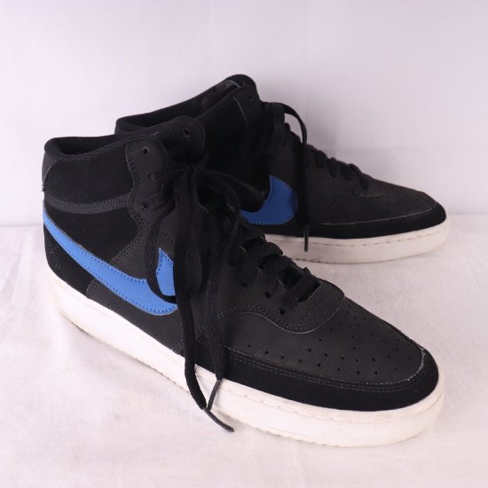 【中古】NIKE(ナイキ)メンズCOURT VISION(コートビジョント)【27.0cm】黒ブルー白xx7314