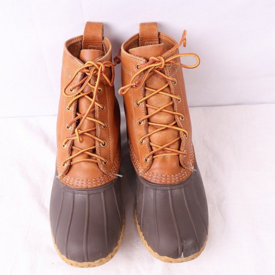 【中古】L.L.Bean(エルエルビーン)メンズ(ビーンブーツ)ガムシュー【26.0cm位】6ホールUSA製茶bb755