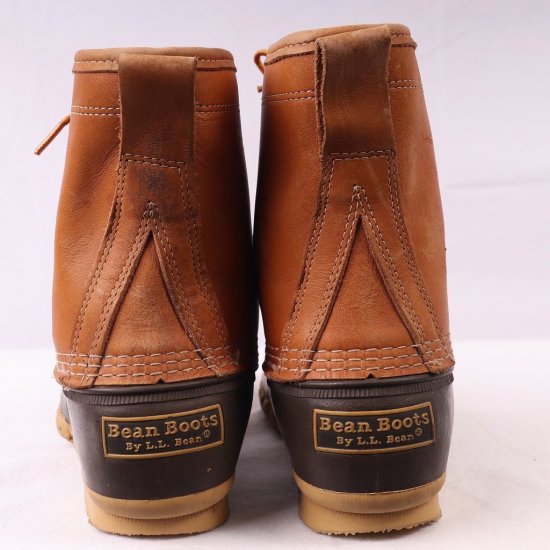 【中古】L.L.Bean(エルエルビーン)メンズ(ビーンブーツ)ガムシュー【8M/25.0cm位】USA製茶bb790