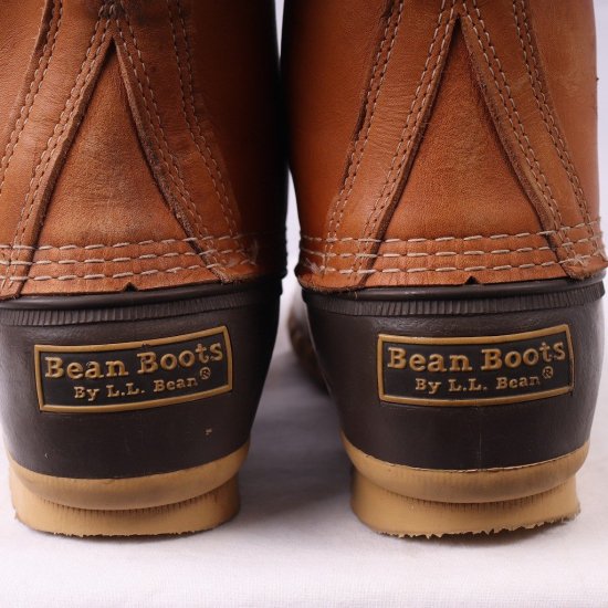 【中古】L.L.Bean(エルエルビーン)メンズ(ビーンブーツ)ガムシュー【8M/25.0cm位】USA製茶bb790