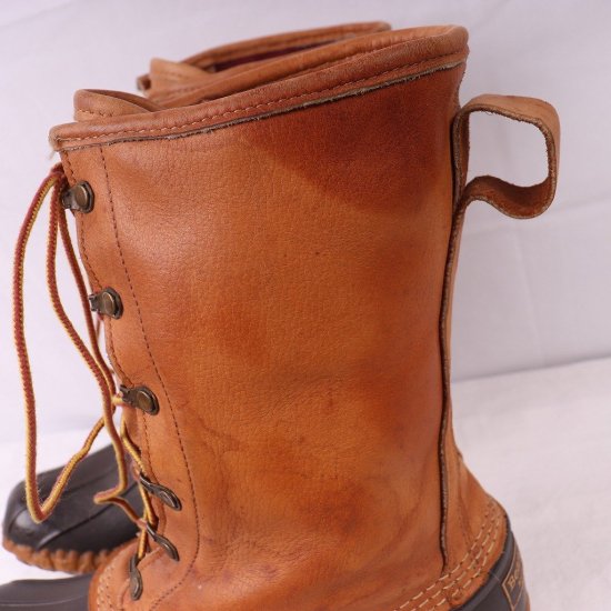 【中古】L.L.Bean(エルエルビーン)メンズ(ビーンブーツ)ガムシューゴアテックスGORE-TEX【9GM】ヴィンテージ80's位USA製茶bb818