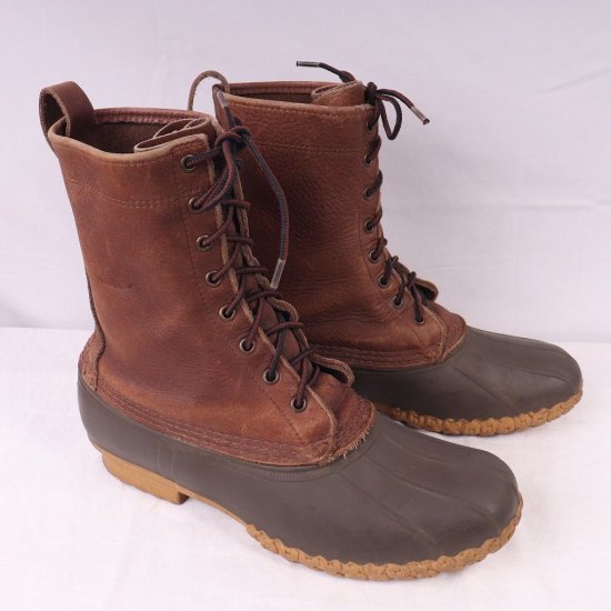 【中古】L.L.Bean(エルエルビーン)メンズ(ビーンブーツ)ガムシュー【10 位/28.0cm位】USA製茶bb827