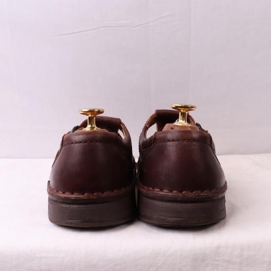 【中古】BIRKENSTOCK(ビルケンシュトック)メンズマディラMadeira廃盤モデル【40】26.0cm位ノーマル幅ストラップサンダルブラウン茶bk1902