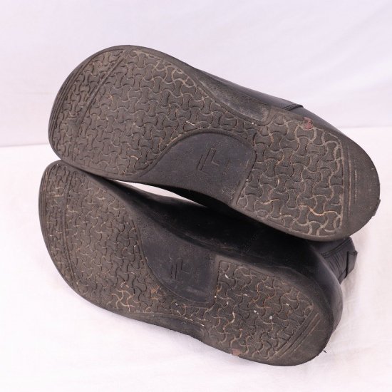 【中古】BIRKENSTOCK(ビルケンシュトック)メンズフットプリンツFOOTPRINTSサイドゴアチェルシーブーツ【42】黒ブラックコンフォートbk1939