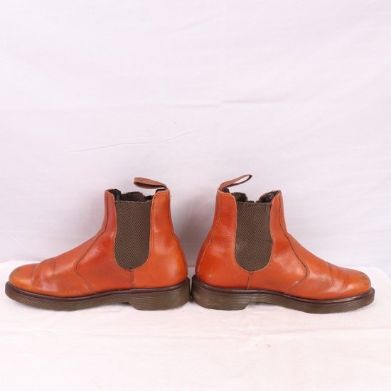 【中古】dr.martens(ドクターマーチン)メンズチェルシーブーツサイドゴア2976【UK7】25.5cm-26.0cmブラウン茶dh4092