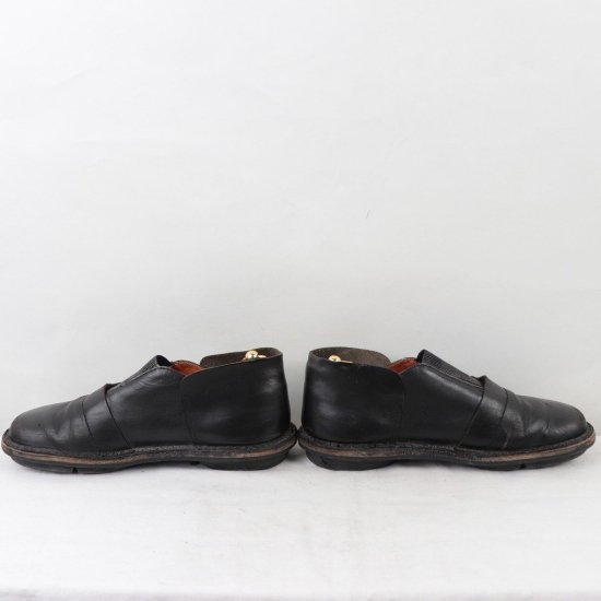 【中古】trippen(トリッペン)メンズ【41】ドイツレザーブーツ本革ブーツ黒ブラックデザインブーツbk1947