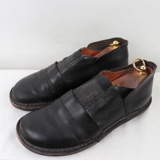 【中古】trippen(トリッペン)メンズ【41】ドイツレザーブーツ本革ブーツ黒ブラックデザインブーツbk1947の商品画像