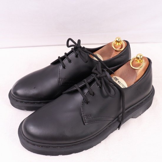 中古】dr.martens(ドクターマーチン)メンズ3ホールMONO1461【UK8】26.5cm-27.0cmオールブラック黒dm3926