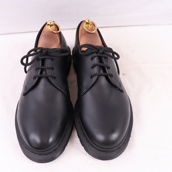 中古】dr.martens(ドクターマーチン)メンズ3ホールMONO1461【UK8】26.5cm-27.0cmオールブラック黒dm3926