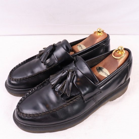 中古】dr.martens(ドクターマーチン)メンズキルトタッセルローファー ADRIANエイドリアン【UK7】25.5cm26.0cmレザー黒ブラックdm3927