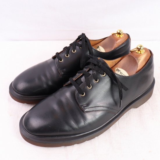 【中古】dr.martens(ドクターマーチン)メンズ4ホールSMITHSスミス【UK9】27.5cm28.0cm黒ブラックdm3999