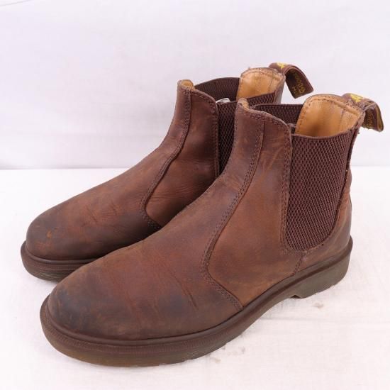 ドクターマーチン チェルシーブーツ サイドゴアブーツ ブラウン