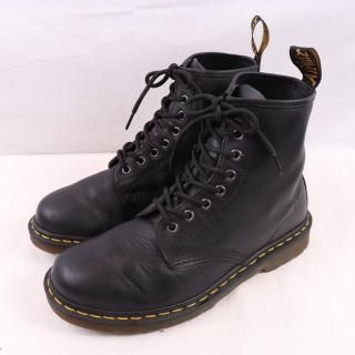 <img class='new_mark_img1' src='https://img.shop-pro.jp/img/new/icons1.gif' style='border:none;display:inline;margin:0px;padding:0px;width:auto;' />【中古】dr.martens(ドクターマーチン)メンズ8ホール【UK8】26.5cm-27.0cm黒ブラックdh4266の商品画像