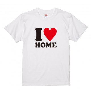 ⤷ѥǥT I LOVE HOME 硼//ǥ/tshirts/S〜XL