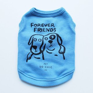 PET SO CHIC - FOREVER FRIENDS / TANK SWEAT / BLUE