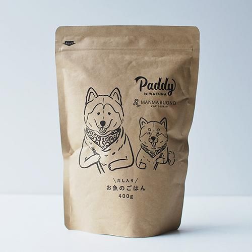 Paddy × MANMA BUONO - だし入り お魚のごはん 400g