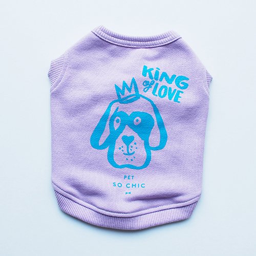 PET SO CHIC / KING OF LOVE / TANK SWEAT / LIGHT PURPLE