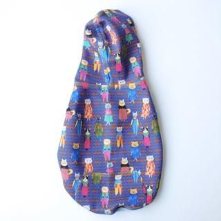 mannine - ѡ / NEW FACE CHECK DARK / VIOLET SMALL