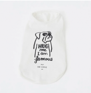 PET SO CHIC - HUG ME TANK TOP / WHITE