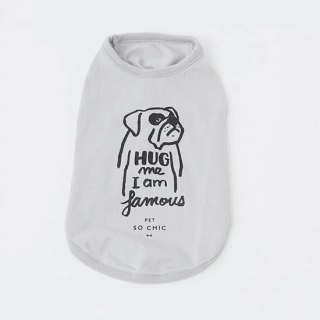 PET SO CHIC - HUG ME TANKTOP / LIGHT GRAY