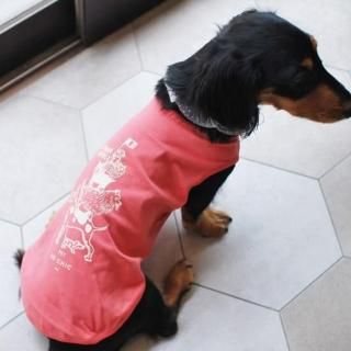 PET SO CHIC - EIFFEL TANKTOP / ORANGE RED