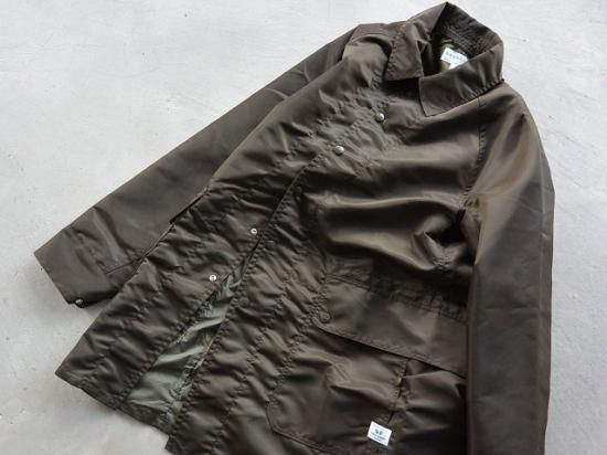 SASSAFRAS ササフラス / Fall Leaf Coat + nylon twill olive - SALT