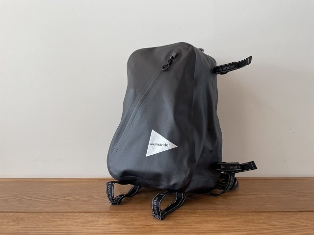 and wander アンド ワンダー / waterproof daypack black - SALT