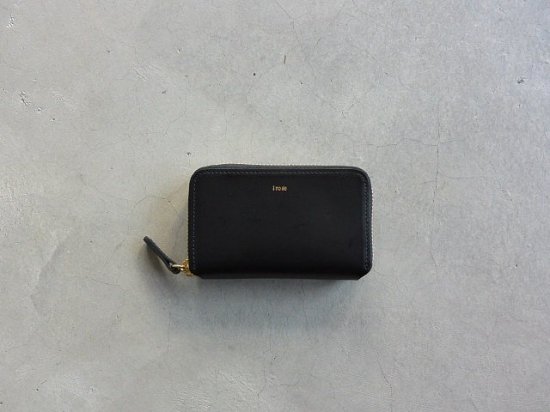 irose イロセ / POP-UP MINI WALLET black - SALT