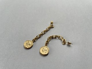 Soierie ソワリー / Aging coin  pierce　 (2P)