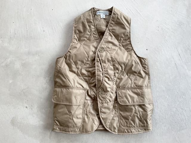 SASSAFRAS ササフラス / Garden Tough Vest polyester quilting dark